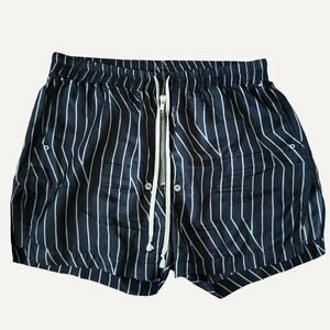 Rick Owens SS23 EDFU Cupro Bela Shorts Black Pearl Sz 44US IT54 RU01C439-JP1